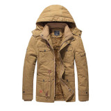 New listing 2016 Winter Men Parkas casual Jackets Man Hooded Thick Warm Outwear Overcoat Wadded Coat  brand clothing