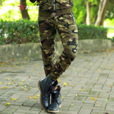 New Lightweight Elastic Waist Fashion Camo Sweatpants Men Casual Cotton Army Tactical Military Design Jogger Camouflage Pants