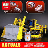 NEW LEPIN 20008 technic series 1384pcs the bulldozer Model Building blocks Bricks kits Compatible 8275 boy brithday gifts
