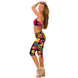 New Legging Women Print Summer Style Pants Capris Women Leggins Pants Thin and Soft Mid Calf Legging Female Oc11