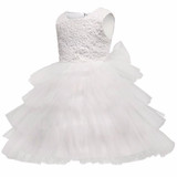 New Lace Flower Princess Girl Tutu Dress for First Holy Communion Wedding Pageant Party Formal Gown Children Prom Dresses
