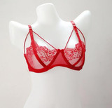 New Lace Bra  Bralette Fashion Cage Brassiere  Crop Top Sexy Intimate Underwear Black soutien gorge sujetador bras for women