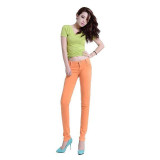 New Korean Women Pencil Pants Candy Color Skinny Jeans Women Hips Fitness Trousers Female Jeans Plus size leggin Denim Pants