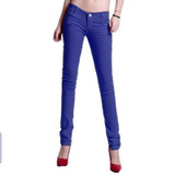 New Korean Women Pencil Pants Candy Color Skinny Jeans Women Hips Fitness Trousers Female Jeans Plus size leggin Denim Pants