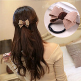 New Korean Cute Suede Cloth Black Hair Bows Hair Rope Headbands For Women Elastic Hair Bands Girls Rubber Bands Hair Accessories New Korean Cute Suede Cloth Black Hair Bows Hair Rope Headbands For Women Elastic Hair Bands Girls Rubber Bands Hair Accessories
