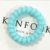 New Korean Candy Colors Telephone Line 5CM Elastic Hair Bands Headbands For Women Hair Accessories Girls Rubber Bands Hair Ropes New Korean Candy Colors Telephone Line 5CM Elastic Hair Bands Headbands For Women Hair Accessories Girls Rubber Bands Hair Ropes