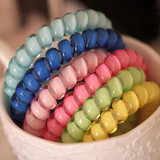 New Korean Candy Colors Telephone Line 5CM Elastic Hair Bands Headbands For Women Hair Accessories Girls Rubber Bands Hair Ropes New Korean Candy Colors Telephone Line 5CM Elastic Hair Bands Headbands For Women Hair Accessories Girls Rubber Bands Hair Ropes