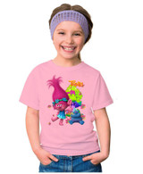 New Kids T-shirts Girls Trolls T Shirt Trolls kids short sleeve Cotton Tees Tops For kids girl Costumes Clothing for 3-10year