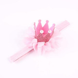 New Kids Girls Princess Queen Birthday Tiara Hairband Newborn Headband Crown Headwear Hair Band Accessories