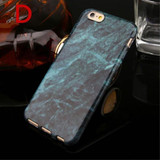 Rubber Soft TPU Marble Pattern Phone Back Case Cover for iPhone 6/6s/7/7 Plus/8/8 Plus