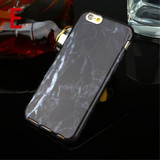 Rubber Soft TPU Marble Pattern Phone Back Case Cover for iPhone 6/6s/7/7 Plus/8/8 Plus