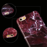 Rubber Soft TPU Marble Pattern Phone Back Case Cover for iPhone 6/6s/7/7 Plus/8/8 Plus