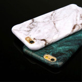 Rubber Soft TPU Marble Pattern Phone Back Case Cover for iPhone 6/6s/7/7 Plus/8/8 Plus