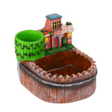 Resin Pencil personalized Succulents potted desktop bonsai pot ornaments Pen Holder Decration Craft Gift