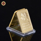 Replica Gold Bar Germany Color Map Bundesrepublik 24K Gold Bar Coin Free Luxury Display Frame