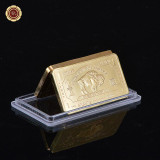 Replica Gold Bar Germany Color Map Bundesrepublik 24K Gold Bar Coin Free Luxury Display Frame