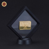 Replica Gold Bar Germany Color Map Bundesrepublik 24K Gold Bar Coin Free Luxury Display Frame