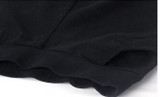 RenYvtil Plus Size 2017 High Elastic Cotton Women Black High Waist Torn Jeans Ripped Knee Skinny Pencil Pants Slim Capris 3XL