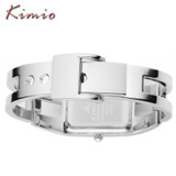 Relojes Mujer Ladies Watches 2016 KIMIO Top Brand Luxury Women Dress Stainless Steel Bracelet Quartz Watches Relogio Feminino