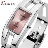 Relojes Mujer Ladies Watches 2016 KIMIO Top Brand Luxury Women Dress Stainless Steel Bracelet Quartz Watches Relogio Feminino