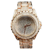 Relogio New Luxury Sliver/Gold Women Watches Rhinestone Crystal Wristwatch Lady Dress Watch Luxury Analog Quartz Watches Gift