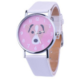 Relogio Feminino Watch Men Women Watches Horloges Leather Band Quartz Fashion Cute Dog Vogue Casual WristWatches Reloj Mujer