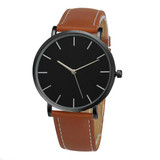 Relogio feminino Business Quartz Wrist Watches Men Women Watch Fashion Gold Faux Leather Band Female clock Saat erkekler 2017