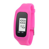 Relogio Feminino 2017 Digital LCD Pedometer Run Step Walking Distance Calorie Counter Watch Bracelet Hot Clock High Quality