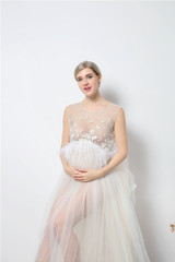Fashion Lace Maternity Dresses Long Maternity Photography Props Sexy Pregnant Dress Pregnancy Dress for Maternity Photo Props
