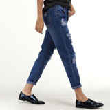 Fashion Harem Denim Pants women Ripped Holes Female Jeans 2017 S~5XL Oversized Vaqueros with Pockets Jean Trousers New Pantalon