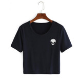 Fashion Harajuku Women Crop Top Cute Cartoon BEST FRIENDS Printing Short Sleeve T-Shirts Summer Female Korean style T Shirt BTS
