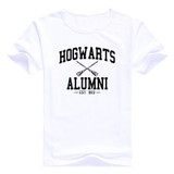 fashion Harajuku casual women tops tees lady's hogwarts alumni tumblr t shirt summer tops cotton female t-shirt