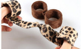 Fashion Hair Bun Donut Black Leopard Tail Hairagami Hairbands Jewelry Accessories Women Styling Tools