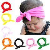 Fashion Girls Solid Color Headbands Newborn Infant Hair Accessories Children Elastic Hair Bands Kids Headwear Baby Headdress