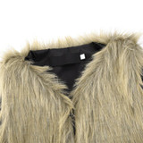 Fashion Girls Faux Fur Vest Coat Soft Autumn Winter Children Baby Girl Jacket Kids Outwear Sleeveless Clothing 1-5T
