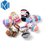 Fashion Girls Boy Cartoon Gloves Kids Children Warm Lanyard Luvas Mitten Cute Whole Covered Finger Gloves Rabbit Bear Soft Glove