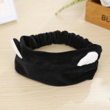 Fashion Girl Headwear cute cat ear Turban Hairbands Lady Headbands bandage head Band Hair Accessories For Women Scrunchy Tie Gum