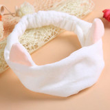 Fashion Girl Headwear cute cat ear Turban Hairbands Lady Headbands bandage head Band Hair Accessories For Women Scrunchy Tie Gum