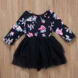 Fashion Flower Girl Tutu Princess Dress Baby Party Wedding Pageant Dresses Clothes