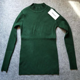 skitzyou Knitted Turtleneck Sweater Women Autumn Winter Elastic Pullovers Long Sleeve Slim Short Thin Bottoming Sweaters Pull