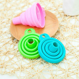 Silicone Gel Practical Collapsible Foldable Funnel Hopper Kitchen Tool kitchen gadgets cozinha criativa #TX