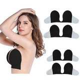 Silicone Gel Invisible Bra Self-adhesive Stick On Push Up Strapless Backless Sticky Backless Bra U Shape