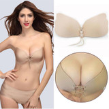 Silicone Gel Invisible Bra Self-adhesive Stick On Push Up Strapless Backless Sexy Soft Convenient Bra Wholesale