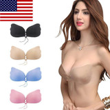 Silicone Gel Invisible Bra Self-adhesive Stick On Push Up Strapless Backless Sexy Soft Convenient Bra Wholesale