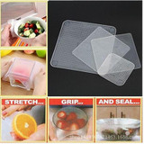Silicone Fresh Cover Sealed Food Cover stretched Food transparent Cover Kitchen Accessories
