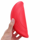 Silicone Dogs Toys Pet Flying Disc Tooth Resistant Outdoor Playing Frisbee Toy for Large Puppy Dog Training Fetch Toy