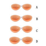 Silicone Bra Self-adhesive Stick On Gel Push Up Strapless Backless Invisible Bras  Sexy Adhesive Women Lady Seamless Push Up Bra
