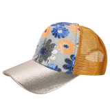 SIF 2016 SUMMER Flower Cotton Baseball Cap Boys Girls Snapback Hip Hop Flat Hat MAY 30