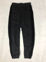Side Velvet Patchwork Design Men Black Jogger Pants New 2017 Streetwear Mens Velour Casual Sweatpants Joggers Free Shipping