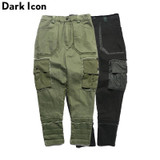 Side Pockets Harem Pants Men 2017 Spring High Quality New Fashion Patchwork Hip Hop Pants Mens Trousers Full Length